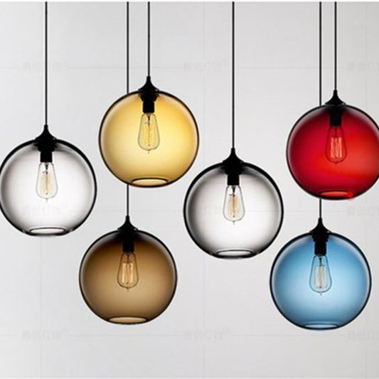 Glass Ball Pendant Lights Fixtures