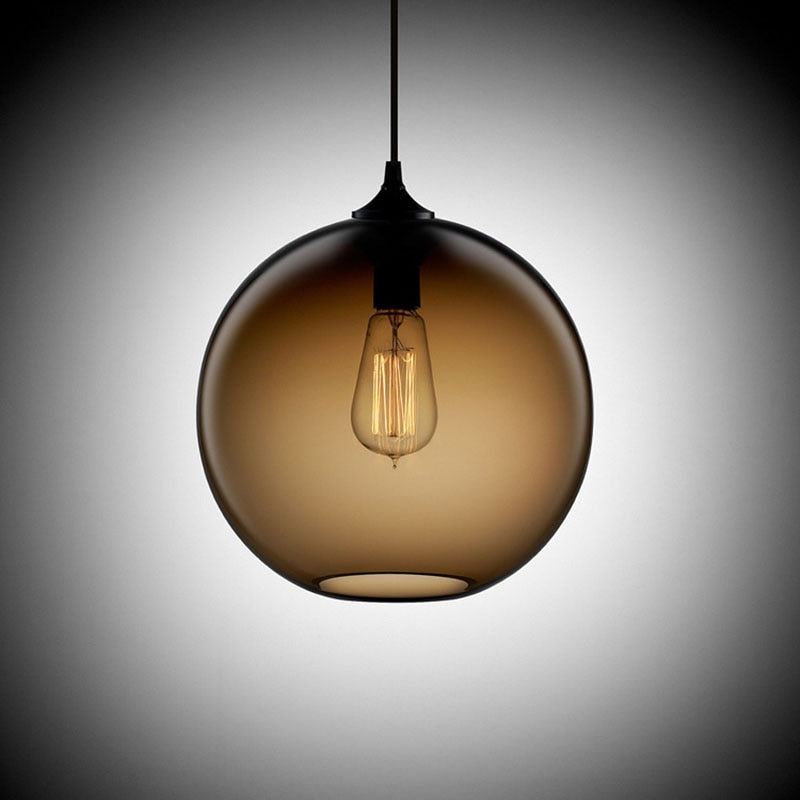 Glass Ball Pendant Lights Fixtures