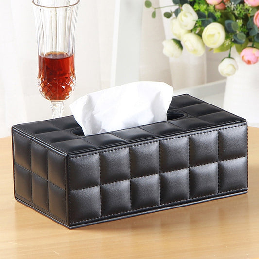 Leather Tissue Box Holder