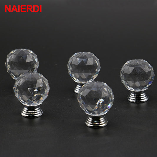 NAIERDI  Crystal Ball Knobs