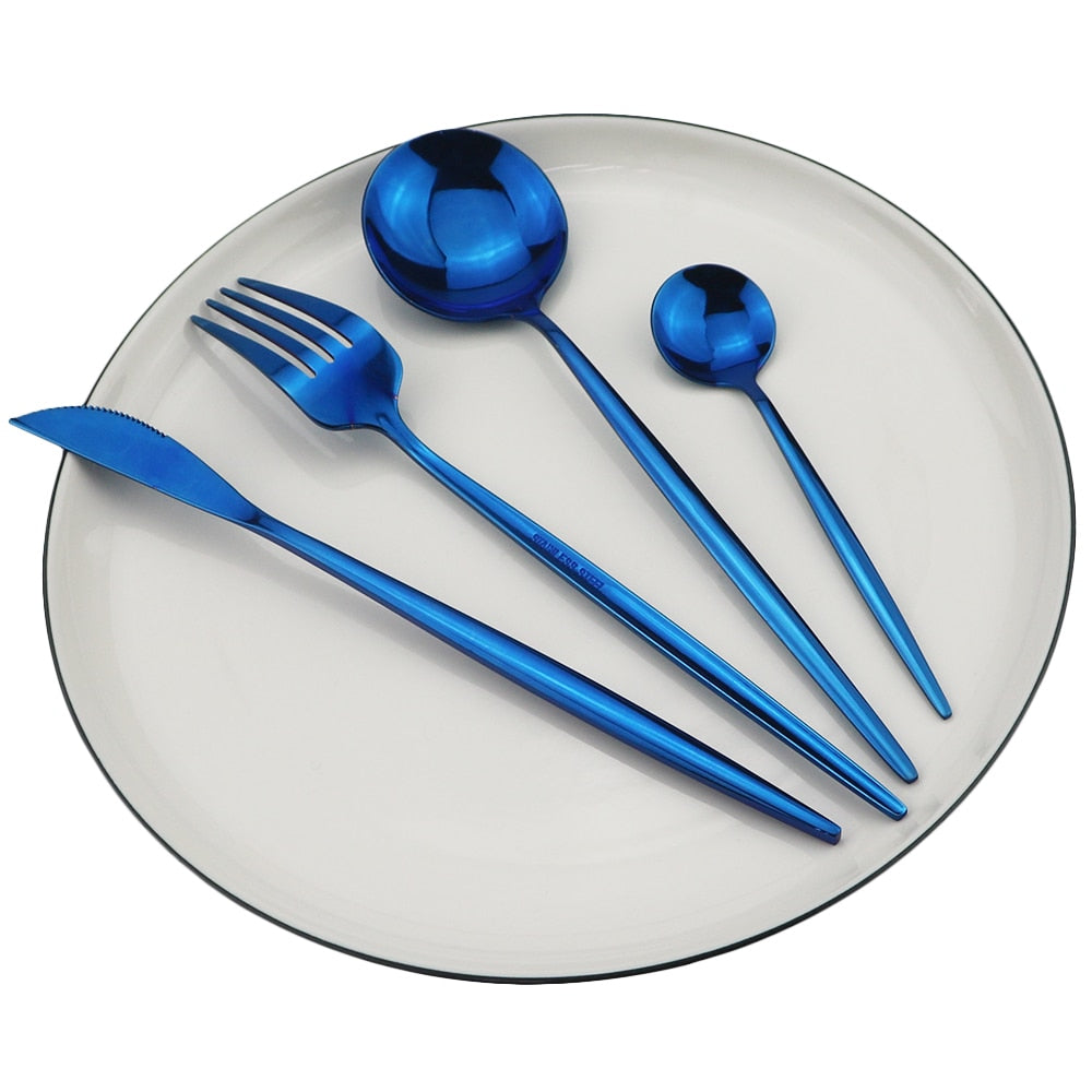 Blue Bird Cutlery Set