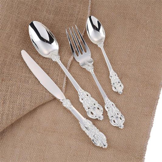 Luxury Silver Cutlery Set