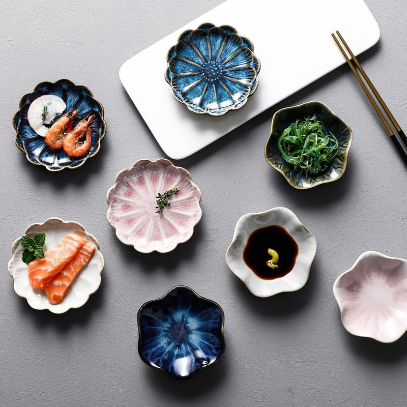 Flower Ceramic Sauce Dish