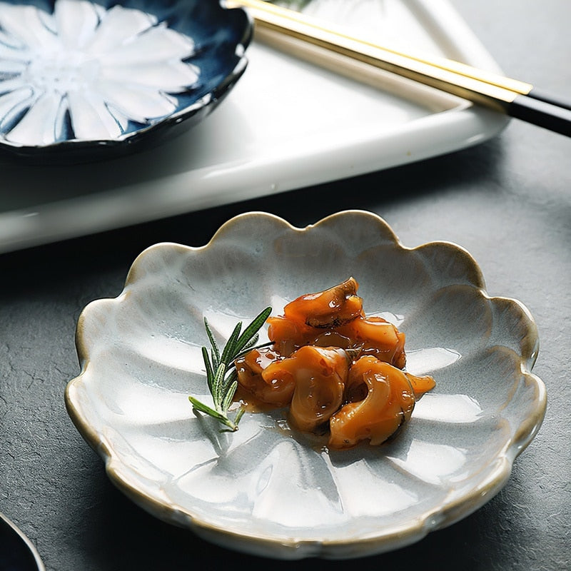 Flower Ceramic Sauce Dish